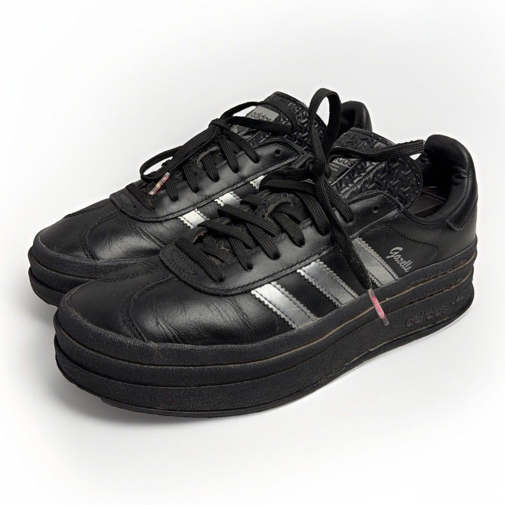ADIDAS x Pabllo Vittar Black Gazelle Bold Platform Lace Up Sneakers Womans 7